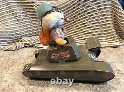 RARE VINTAGE SIGN Conkers Bad Fur Day Live PROMO With TANK RETAIL DISPLAY VTG HTF