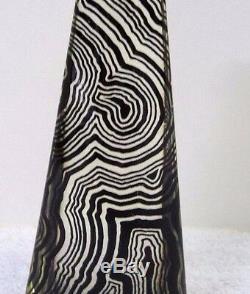 RARE VTG SIGNED A. Palatnik OBELISK Lucite Acrylic Sculpture Figurine Brazil 558