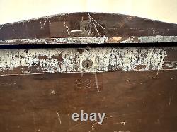 RARE Vintage 5 CENTS Nickel Radio Favorite Station Tune Coin Slot Wood Sign Box