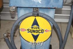 Rare Model & Size Vintage 1960's Sunoco Metal Gas Pump Gas Station Sign