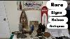 Rare Valuable Vintage Signs Knives Bottles And Antiques Haul
