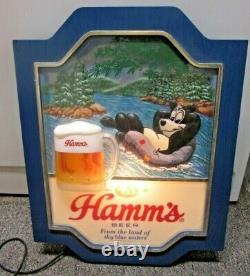 Rare Vintage Hamm's Lighted Beer Sign
