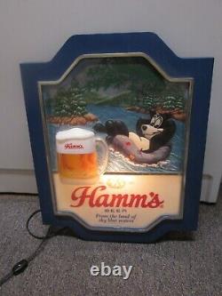 Rare Vintage Hamm's Lighted Beer Sign