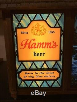 Rare Vintage Hamm's Motion Beer Sign Scene-O-Rama Antique