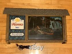 Rare Vintage Hamm's Motion Beer Sign Scene-O-Rama Antique