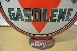 Rare Vintage Original Paragon Gasoline Gas Pump Globe No Reserve