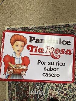 Rare Vintage Pan Dulce Tia Rosa Sign