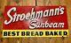 Rare Vintage Stroemann's Sunbeam Bread Sign Original Embossed Tin Advertising