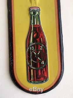 Rare Vntg Original 1939 Dr Pepper Advertising Thermometer Sign