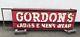 Rare Vtg Gordon's Ladies Mens Wear Dsp Porcelain Neon Sign Clothing Gas Station