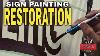 Recreating Signage From The 1940 S Signpainting