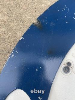 Red Hat Gas Motor Oil Vintage Mechanic Round Metal Tin Sign, 24