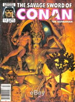 Rudy Nebres Signed Vintage 1985 Savage Sword Of Conan Orig. Art! Free Shipping