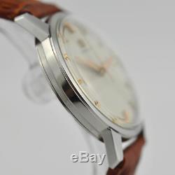 SIGNED GENUINE OMEGA SEAMASTER With SEAHORSE MANUAL WIND STEEL VINTAGE GENTS WATCH
