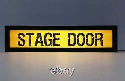 STAGE DOOR 50cm Vintage Style Light Sign, Light Box USB Powered (21)