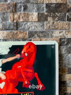 Shell Benzina Olio Vintage Italian Heavy Metal Sign XXL 24x16(60x40 cm)