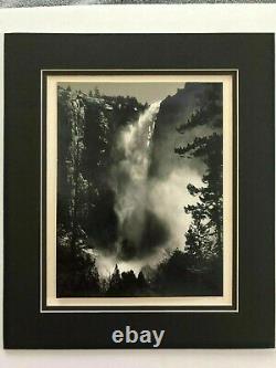Special Edition Ansel Adams Photo Of Yosinite Bridel Veil Falls