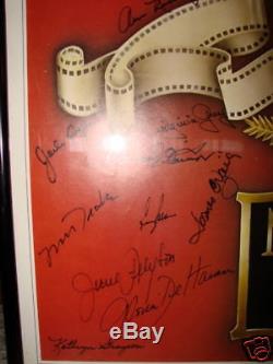 Stars Mgm Esther Williams Autographed Poster O' Conner Authentic Rare Signed