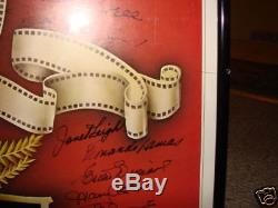 Stars Mgm Esther Williams Autographed Poster O' Conner Authentic Rare Signed