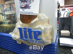 Super Nice! Vintage Miller Lite Motion Light Up Bar Sign Local Pickup Only