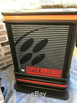Super Nintendo Kiosk Display, Vintage Nintendo, Snes Sign, Non Working, Rare