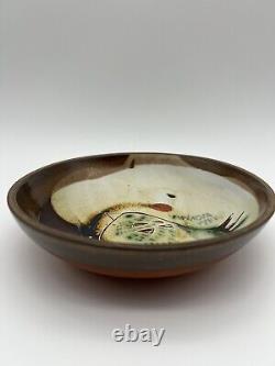 Susana Espinosa Pottery Bird Bowl 6 5/8 Wide Signed Vintage MCM