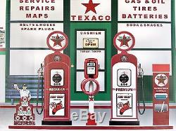 Texaco Vintage Gas Station Scene Wall Mural Sign Banner Huge Garage Art ...