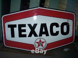 Texaco Vintage Porcelain Sign