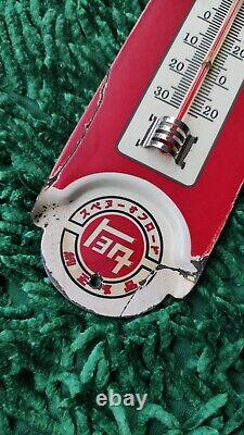 Toyota Thermometer Gas Oil Vintage Collectable no Porcelain automotive souvenirs