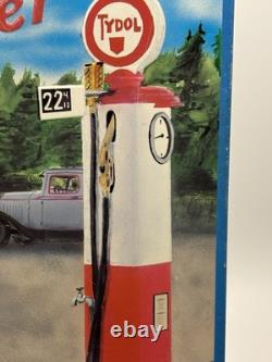 Tydol Gasoline Filler Up Mister Vintage 1991 Metal Sign by AAA Sign Co