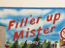Tydol Gasoline Filler Up Mister Vintage 1991 Metal Sign by AAA Sign Co