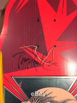 Used 1983Powell PeraltaTony HawkSignedSkateboard Deck! Vintage