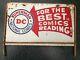 Vintage 1950s-1960s Dc Superman Comic Book Spinner Rack Top Sign -rare