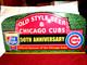 Vintage 2000 New 35x17 Wrigley Field Cubs Old Style Beer Adv Sign Tin Tacker-c85