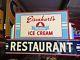 Vintage 50s Eisenharts Ice Cream Restaurant Dairy Sign Super Collectable Rare