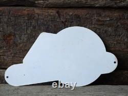 VINTAGE CUMMINS DEPENDABLE DIESEL POWER PORCELAIN SIGN 12x6.5