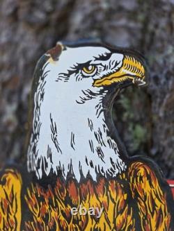 VINTAGE DOUBLE SIDED CASE AGENCY PORCELAIN SIGN 18x12