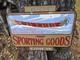 Vintage Evinrude Double Sided Porcelain Sign, Agency For Spring Goods 30x20