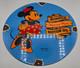Vintage Genuine Minnie Mouse Sunco Porcelain Sign Pump Plate Gas Station Oil