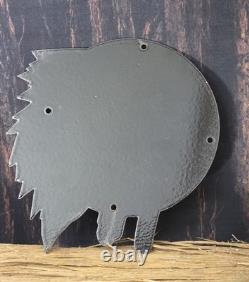 VINTAGE INDIAN AEROLENE OIL PRODUCTS PORCELAIN GAS SIGN MOTOR OIL 9x9