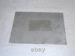 VINTAGE OZARK AIRLINES With AIRPLANE 12 PORCELAIN METAL AIRPORT GASOLINE OIL SIGN