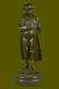 Vintage Rare Signed Napoleon Bonaparte Bust Marble Base Sculpture Statue Bronze