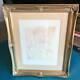 Vintage Signed Etching By Salvador Dali Autumn Wooden Frame/glass