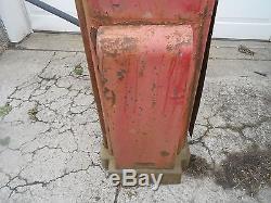 VINTAGE WAYNE 866 FARM FRESH ATLANTIC WHITE FLASH GAS PUMP TEXACO MOBIL SIGN