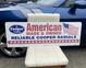 Vtg Cooper Tires American Made & Owned 2 Sided Original Metal Rare! Gas Oil Sign