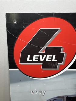VTG Dodge Charger Garage Level 4 24x24 Metal Sign Rare HTF