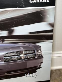 VTG Dodge Charger Garage Level 4 24x24 Metal Sign Rare HTF