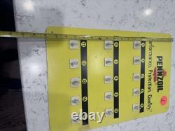 VTG Rare Pennzoil Key Board Organizer Display Sign For Shop Garage Advertisement