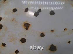 VTG SOHIO Oval Sign Enamel Metal, Gas Station Collectible Original Collectable