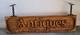 Vtg Solid 1.5 Oak Hanging Sign Hand-carved Retail Shop Antiques 5' By 15